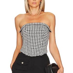 REVOLVE More To Come - Ayda Corset Black and White Top